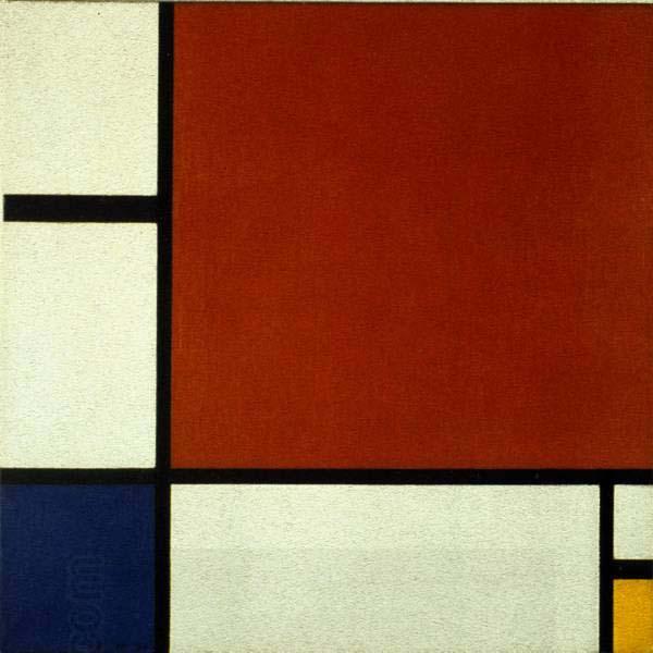 Piet Mondrian Composition II in Red, Blue, and Yellow